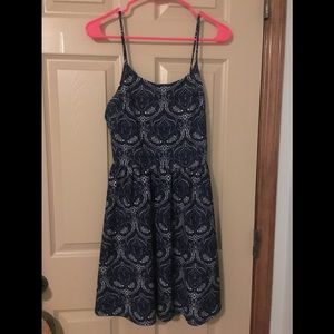 Navy and white sundress size medium